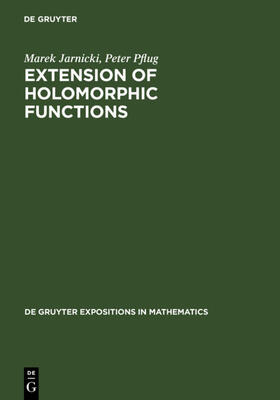 Jarnicki / Pflug |  Extension of Holomorphic Functions | eBook | Sack Fachmedien