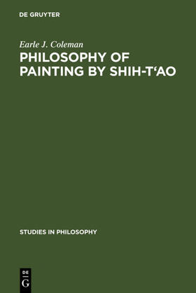 Coleman |  Philosophy of Painting by Shih-T'ao | eBook | Sack Fachmedien