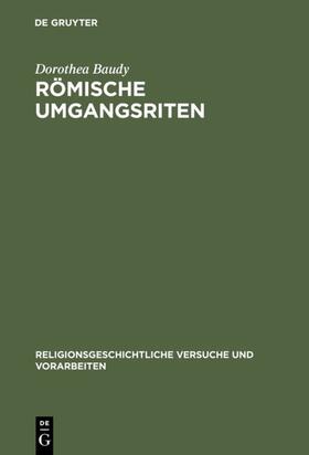 Baudy |  Römische Umgangsriten | eBook | Sack Fachmedien