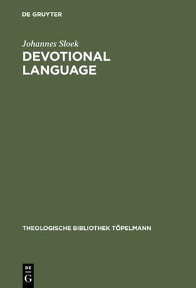 Sloek |  Devotional Language | eBook | Sack Fachmedien