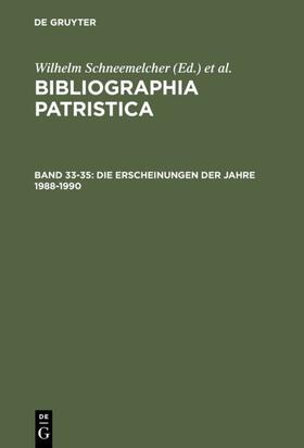 Schneemelcher / Schäferdiek |  Die Erscheinungen der Jahre 1988–1990 | eBook | Sack Fachmedien