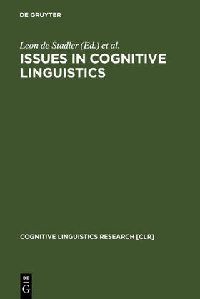 Stadler / Eyrich |  Issues in Cognitive Linguistics | eBook | Sack Fachmedien