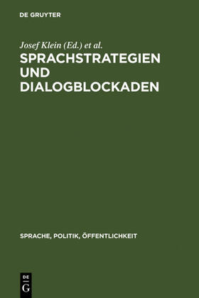Klein / Diekmannshenke |  Sprachstrategien und Dialogblockaden | eBook | Sack Fachmedien