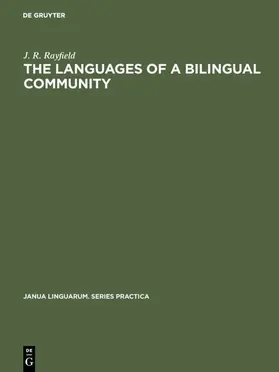 Rayfield |  The Languages of a Bilingual Community | eBook | Sack Fachmedien