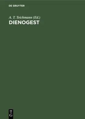 Teichmann |  Dienogest | eBook | Sack Fachmedien