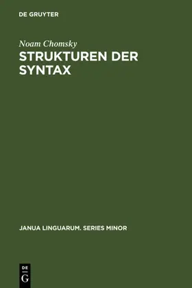 Chomsky |  Strukturen der Syntax | eBook | Sack Fachmedien