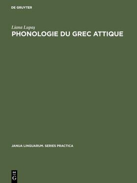 Lupas / Lupas |  Phonologie du grec attique | eBook | Sack Fachmedien