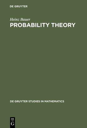 Bauer |  Probability Theory | eBook | Sack Fachmedien
