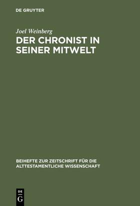Weinberg |  Der Chronist in seiner Mitwelt | eBook | Sack Fachmedien