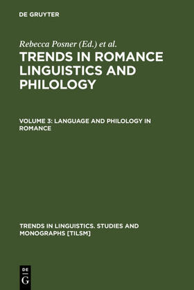 Posner / Green |  Language and Philology in Romance | eBook | Sack Fachmedien