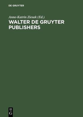 Ziesak |  Walter de Gruyter Publishers | eBook | Sack Fachmedien