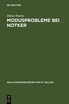 Furrer |  Modusprobleme bei Notker | eBook | Sack Fachmedien