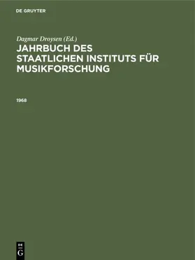 Droysen |  1968 | eBook | Sack Fachmedien