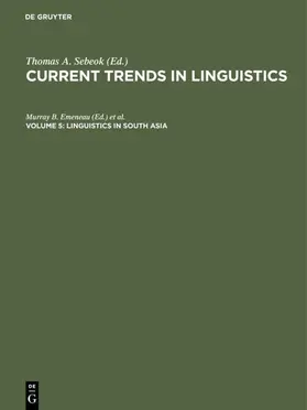 Emeneau / Fergusson |  Linguistics in South Asia | eBook | Sack Fachmedien