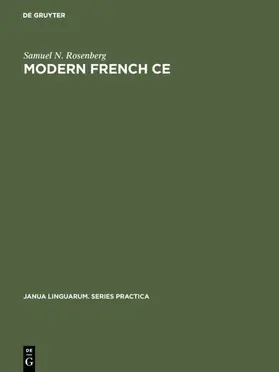 Rosenberg |  Modern French CE | eBook | Sack Fachmedien