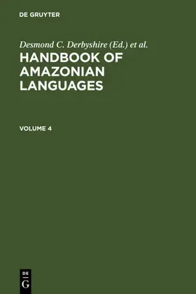 Derbyshire / Pullum |  HANDBOOK AMAZONIAN LANGUAGES | eBook | Sack Fachmedien