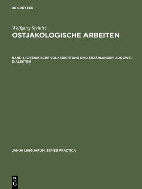 Lang / Sauer / Steinitz |  Ostjakische Volksdichtung und Erzählungen aus zwei Dialekten | eBook | Sack Fachmedien