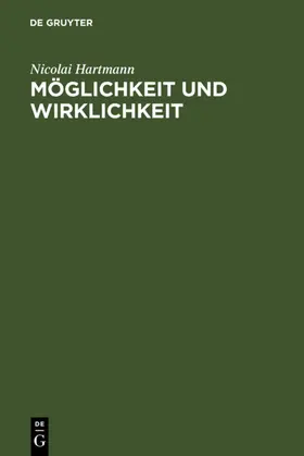 Hartmann |  Möglichkeit und Wirklichkeit | eBook | Sack Fachmedien