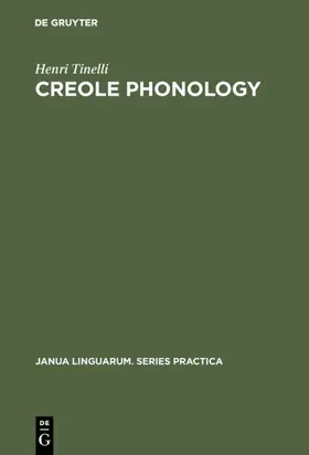 Tinelli |  Creole Phonology | eBook | Sack Fachmedien