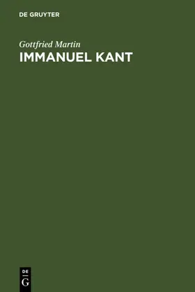 Martin |  Immanuel Kant | eBook | Sack Fachmedien