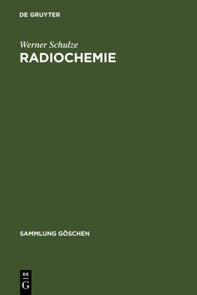 Schulze | Radiochemie | E-Book | sack.de