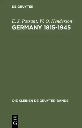 Passant / Henderson |  Germany 1815-1945 | eBook | Sack Fachmedien