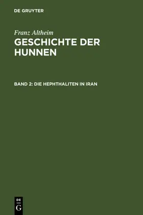  Die Hephthaliten in Iran | eBook | Sack Fachmedien