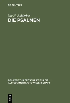 Ridderbos |  Die Psalmen | eBook | Sack Fachmedien