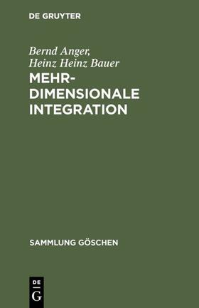 Anger / Heinz Bauer |  Mehrdimensionale Integration | eBook | Sack Fachmedien