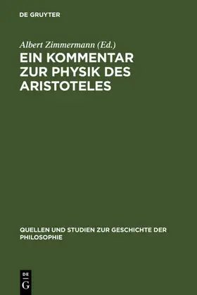 Zimmermann |  Ein Kommentar zur Physik des Aristoteles | eBook | Sack Fachmedien