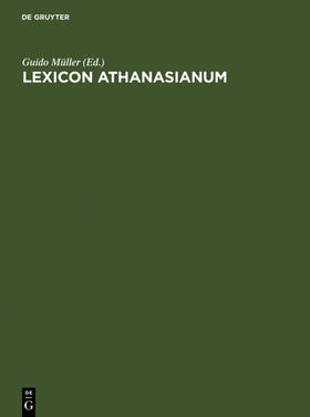 Müller |  Lexicon Athanasianum | eBook | Sack Fachmedien