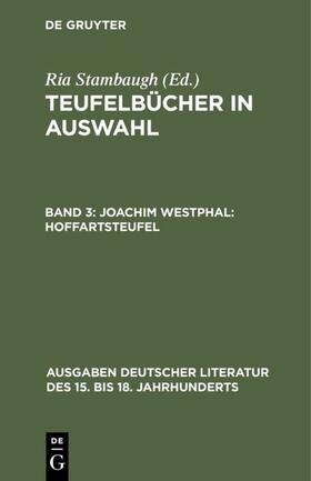 Stambaugh |  Joachim Westphal: Hoffartsteufel | eBook | Sack Fachmedien