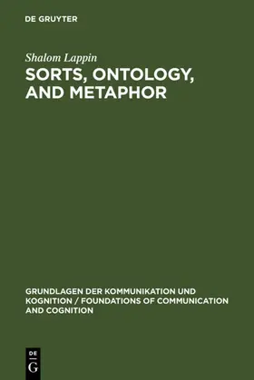 Lappin |  Sorts, Ontology, and Metaphor | eBook | Sack Fachmedien