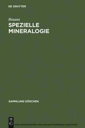 Brauns / Chudoba |  Spezielle Mineralogie | eBook | Sack Fachmedien