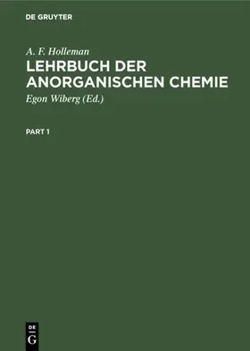 Holleman / Wiberg |  Lehrbuch der anorganischen Chemie | eBook | Sack Fachmedien