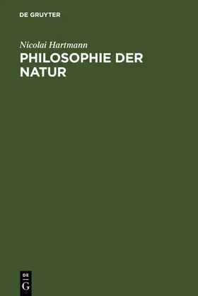 Hartmann |  Philosophie der Natur | eBook | Sack Fachmedien