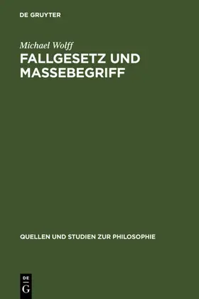 Wolff |  Fallgesetz und Massebegriff | eBook | Sack Fachmedien