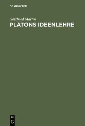 Martin |  Platons Ideenlehre | eBook | Sack Fachmedien