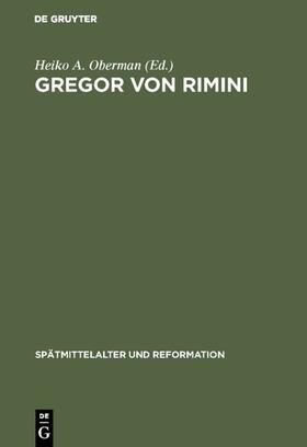 Oberman |  Gregor von Rimini | eBook | Sack Fachmedien