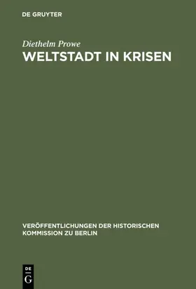 Prowe |  Weltstadt in Krisen | eBook | Sack Fachmedien