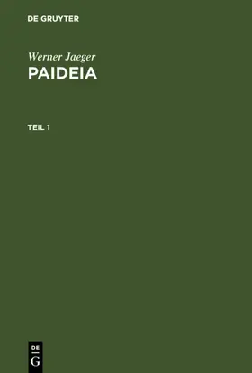 Jaeger |  Paideia | eBook | Sack Fachmedien