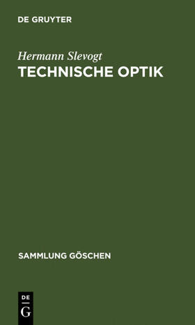Slevogt |  Technische Optik | eBook | Sack Fachmedien