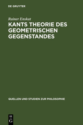 Enskat |  Kants Theorie des geometrischen Gegenstandes | eBook | Sack Fachmedien