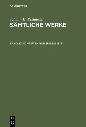 Dejung |  Schriften von 1811 bis 1815 | eBook | Sack Fachmedien