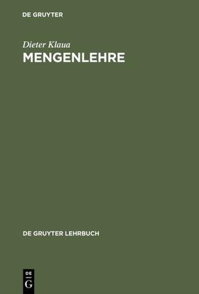 Klaua |  Mengenlehre | eBook | Sack Fachmedien