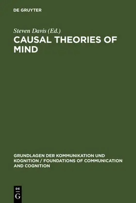 Davis |  Causal Theories of Mind | eBook | Sack Fachmedien