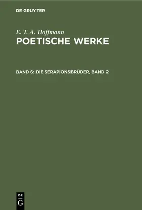 Hoffmann |  Die Serapionsbrüder, Band 2 | eBook | Sack Fachmedien