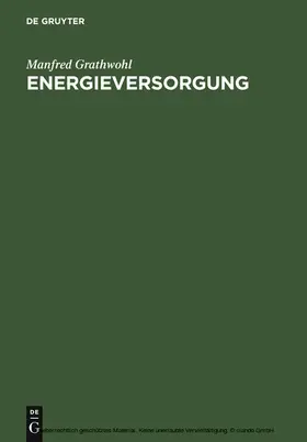 Grathwohl |  Energieversorgung | eBook | Sack Fachmedien