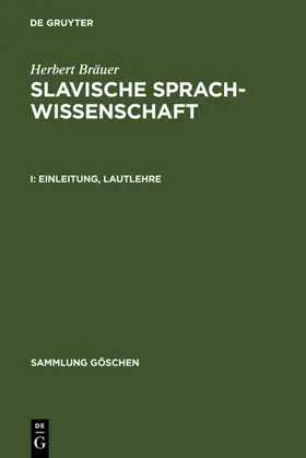 Bräuer |  Einleitung, Lautlehre | eBook | Sack Fachmedien