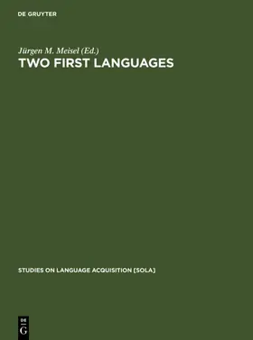 Meisel |  Two First Languages | eBook | Sack Fachmedien